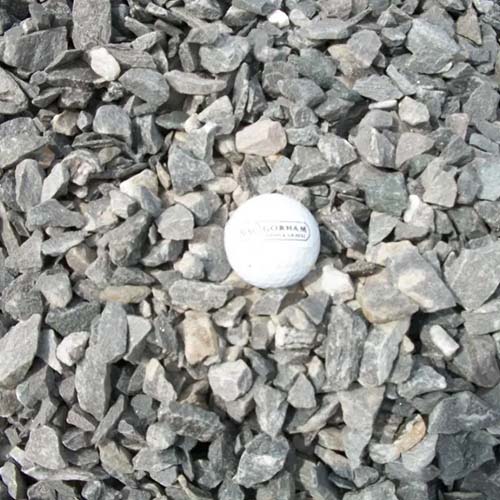 3/4" crushed stone for sale in bulk at Burnett's Country Gardens